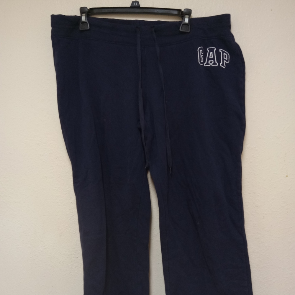 Gap Sweatpants Size XL unisex blue and white Drawstrings